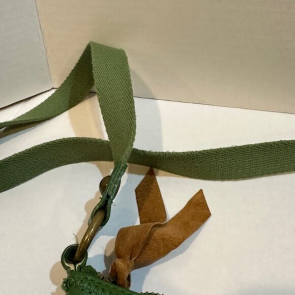 Vintage The Sak Green Leather Crossbody - Picture 7 of 16